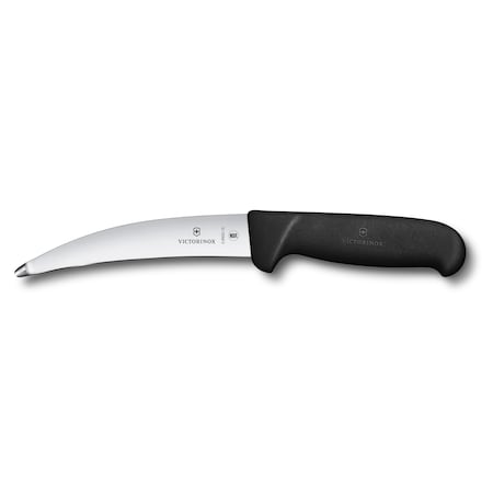 Swiss Army Brands Victorinox Kitchen Fibrox Pro Black Specialty, 6In Gut / Tripe Blade, Blunt-Tip VIC-5.6903.15